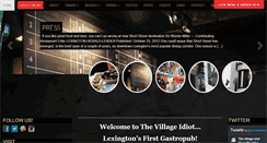 Desktop Screenshot of lexingtonvillageidiot.com